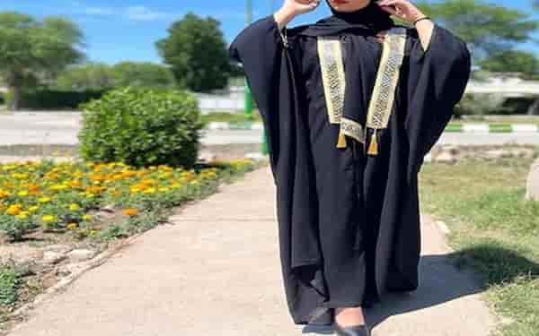 تصویر 2 از خرید مانتو عبایی خلیجی + قیمت فروش استثنایی